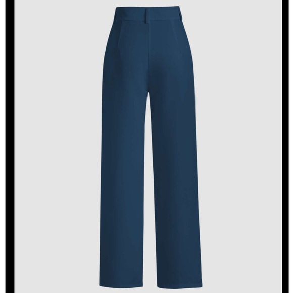 Cider Solid Stitch Straight Leg Trousers - Picture 5 of 12